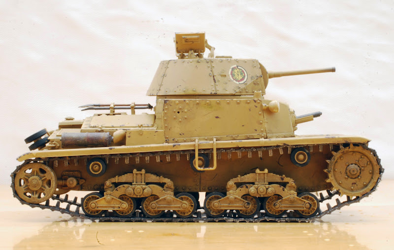 1/35 イタリア中戦車・ M13／40（アンツィオ高校）（タミヤ
